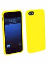 iPhone5 θήκη Smooth Finish TPU Case Κίτρινη