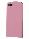 iPhone 5 Δερμάτινη Θήκη Pink