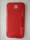 TPU Gel Case S-Line for HTC Desire 300  Red  (OEM)