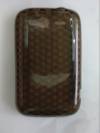 TPU Gel Case for HTC Wildfire S Transparent - Brown  (ΟΕΜ)