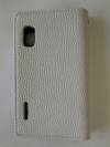 LG Optimus L5 II E460 Leather Wallet Case White (OEM)