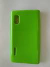 Θήκη Faceplate Ancus για LG Optimus L5 E610/E612 Velvet Feel  Πρασινη  (OEM)