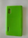 Case Faceplate Ancus  LG Optimus L5 E610/E612 Velvet Feel  Green  (OEM)