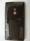 Gloss-black Soft Crystal TPU Gel Case for Nokia Lumia 800 (ΟΕΜ)