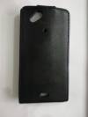 Μαύρη δερμάτινη θήκη πορτοφόλι for Sony Ericsson Xperia Arc X12 / Arc S  (ΟΕΜ)