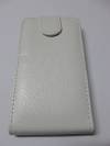 LG Optimus L9 II D605 Leather Flip Case White (OEM)