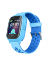 INTIME Children's Smartwatch with GPS and Rubber/Plastic Strap Blue