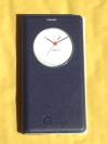 LG G3 S D722 (G3 MINI) - Leather Flip Case Quick Circle Dark Blue(OEM)