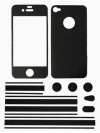 Πλήρες ολόσωμα αυτοκόλλητα για iPhone 4/4s Μαύρο Πλήρες ολόσωμα αυτοκόλλητα για iPhone 4/4s Μαύρο