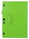 Leather Stand Case for Lenovo Tab 2 A10-70F Green ()