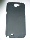 Samsung Galaxy Note 2 N7100 Grain Finish Hard Case Back Cover Black OEM