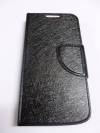 Samsung Galaxy S4 Mini 9195 Leather Stand Wallet Case Black