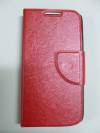 Samsung Galaxy S4 Mini i9190 Leather Stand Wallet Case Red
