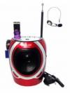 GOLON RX-678 MIC fm Radio with usb/sd Music player 