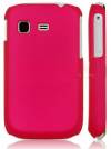 Samsung Galaxy Pocket S5300 / Plus S5301 Pink hybrid rubber skin back case ()