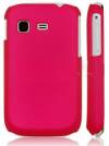 Samsung Galaxy Pocket S5300 / Plus S5301 Pink hybrid rubber skin back case (ΟΕΜ)