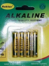 Rekter Alkaline Batteries AAA 1.5V 4pcs
