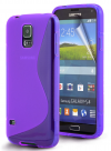 Samsung Galaxy S5 Mini G800F - TPU GEL Case S-Line Purple (OEM)