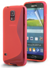 Samsung Galaxy S5 Mini G800F - TPU GEL Case S-Line Red (OEM)