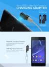 Micro USB to Magnetic Connector Charging Adapter for Sony Xperia Z1 / Z2 / Z3 - Black Micro USB to Magnetic Connector Charging Adapter for Sony Xperia Z1 / Z2 / Z3 - Black