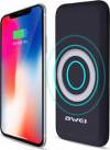 Awei Power Bank Wireless Charging P58K 12000mAh - Μαύρo χρώμα Awei Power Bank Wireless Charging P58K 12000mAh - Μαύρo χρώμα