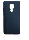 Θήκη ματ TPU σιλικονη μαλακή πίσω κάλυμμα για Huawei Mate 20 X Σκουρο Μπλε  (oem)