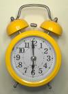 Table Alarm Clock Yellow (OEM)