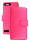 Leather Stand Wallet Case for Huawei Ascend G6 Magenta (OEM) Leather Stand Wallet Case for Huawei Ascend G6 Magenta (OEM)