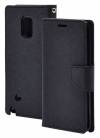 Samsung Galaxy Note Edge N915F - Θήκη Book Goospery Fancy Diary Μαύρο (Mercury)