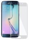 Samsung Galaxy S6 Edge G925F -  Προστατευτικό Οθόνης Tempered Glass - Full Screen Protector Ασημί (OKMORE)