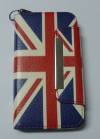 iphone 4/4S - Δερμάτινη Θήκη Πορτοφόλι Σημαία Αγγλίας (OEM)