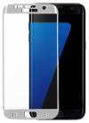 Samsung Galaxy S7 Edge G935F -  Προστατευτικό Οθόνης Tempered Glass Full Screen Protector Ασημί (OKMORE)