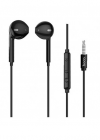 Hands Free Hoco M55 Earphones Stereo 3.5 mm Μαύρα με Μικρόφωνο και Πλήκτρο Λειτουργίας