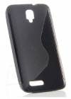 TPU Gel Case S-Line for Alcatel One Touch Scribe HD (OT8008) Black (OEM)