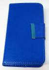 Case Universal Flip Book Small for Mobile Phones For  3.5''  to 4'' GEL Blue (OEM)