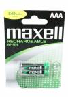 MAXELL επαναφορτιζόμενη μπαταρία τύπου AAA(LR03) στα 840mAh, συσκευασία 2τεμ- MAXELL - HR03-840-2