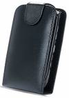 Leather Flip Case For Blackberry Curve 8900 Black (OEM)