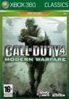 XBOX 360 GAME - Call of Duty 4 Modern Warfare Classics