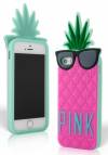 Apple iPhone 6 4.7" - Soft TPU Gel Case Pineapple Pink (OEM)