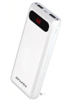 Awei P70K Portable Power Bank Charger 20000mAh Με 2 USB Output Mobile Quick Charger-‘Ενδειξη Οθόνης LCD & Led Φακό (άσπρο) Awei P70K Portable Power Bank Charger 20000mAh Με 2 USB Output Mobile Quick Charger-‘Ενδειξη Οθόνης LCD & Led Φακό (άσπρο)