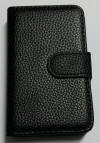 Sony Xperia Z3 Compact - Δερμάτινη Θήκη Πορτοφόλι Μαύρη (OEM)