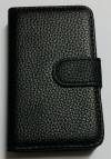 Sony Xperia Z3 Compact - Leather Wallet Case Black (OEM)