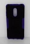 HARD BACK CASE WITH STAND FOR XIAOMI REDMI NOTE 4X PURPLE