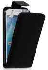 Samsung Galaxy S4 mini i9190 Δερμάτινη Θήκη Flip Μαύρο SGS4I9190LFCB OEM