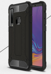 Rubber Armor σκληρή Θήκη σιλικόνης TPU Μαύρη για Samsung A9 2018 (ΟΕΜ)