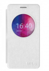 Smart Leather Θήκη MLS iQtalk Color 4G (5") - White Smart Leather Θήκη MLS iQtalk Color 4G (5") - White