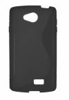 LG F60 D390 - Case TPU Gel S-Line Black (OEM)