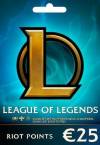 League of Legends Προπληρωμένη κάρτα 25 ευρώ League of Legends Προπληρωμένη κάρτα 25 ευρώ