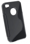 iPhone 4G / 4S Gel TPU Case S-Line Black IP4GTPUCSLB OEM