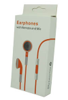 Πορτοκαλί Stereo Earphones and MIC Handsfree με ένταση για iPhone 3GS & 4 / 4S (OEM) Πορτοκαλί Stereo Earphones and MIC Handsfree με ένταση για iPhone 3GS & 4 / 4S (OEM)